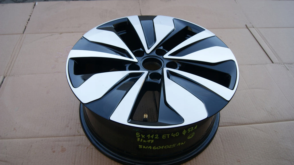 1x Alufelge 17 Zoll 7.0" 5x112 5NA601025AN VW I Rim Wheel FEL7127337414ut