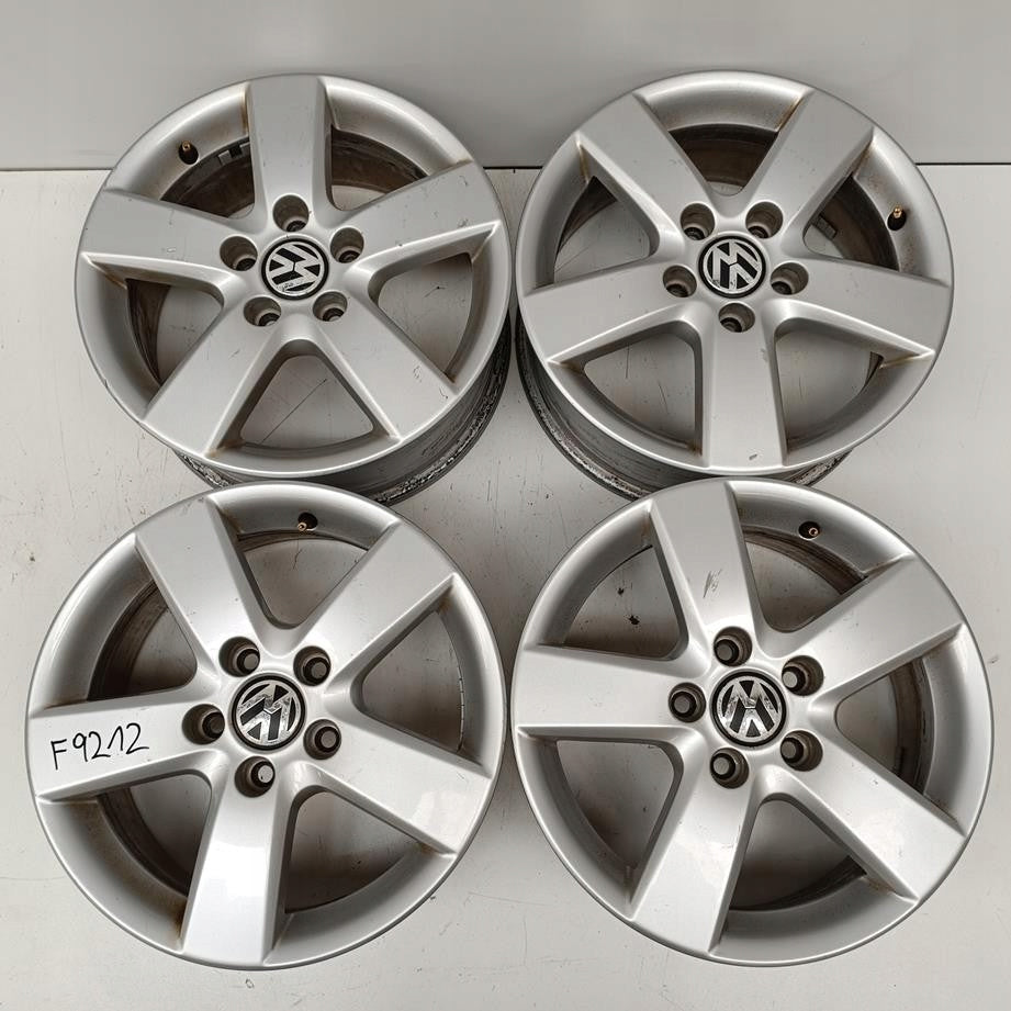 4x Alufelge 16 Zoll 6.5" 5x112 50ET 3T0601025M VW Touran Golf I Rim Wheel FEL1988132264pf