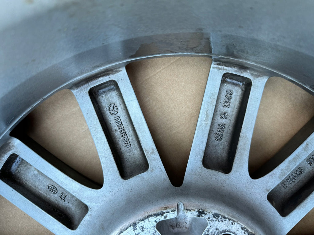 1x Alufelge 17 Zoll 7.5" 5x114.3 50ET Glanz Grau 9965167570 Mazda 6 Gj Rim Wheel FEL3846435112qk
