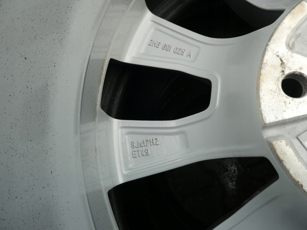 4x Alufelge 17 Zoll 8.0" 5x120 49ET Glanz Silber 2H6601025 VW Amarok Rim Wheel FEL6866505631aj