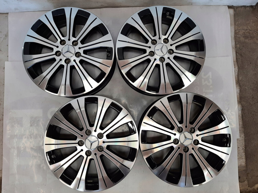 4x Alufelge 18 Zoll 6.5" 5x112 44 5ET A2434010000 Mercedes-Benz Eqa Rim Wheel FEL4490491541ez