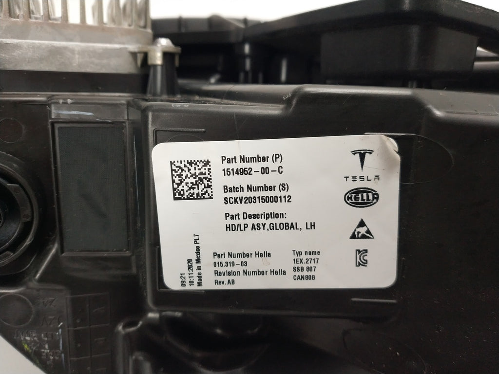 Frontscheinwerfer Tesla 3 1514952-00-C Full LED Links Scheinwerfer Headlight