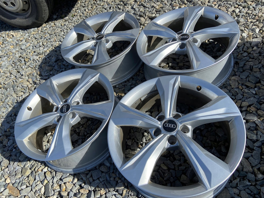 4x Alufelge 19 Zoll 7.0" 5x112 34ET Glanz Silber 80A601025 Audi Rim Wheel FEL6684374244gy