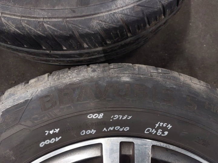 4x Alufelge 15 Zoll 6.5" 5x112 38ET Audi I Rim Wheel FEL9009552070ld