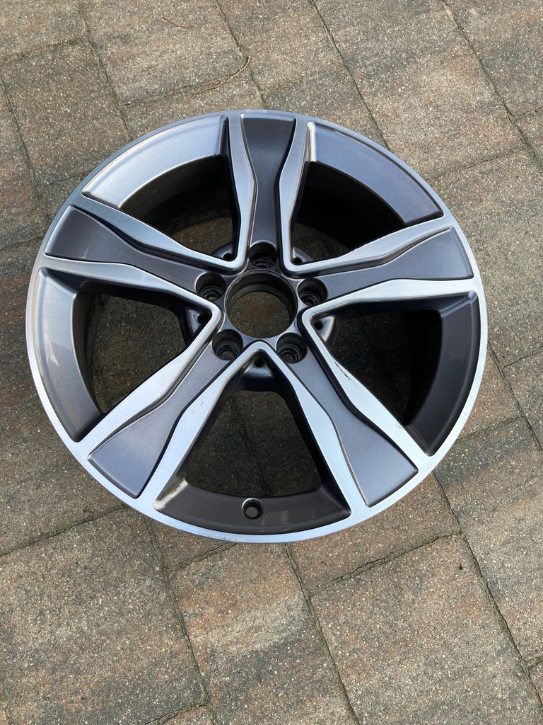 1x Alufelge 17 Zoll 7.0" 5x112 48,5ET A2054010800 Mercedes-Benz W205 Rim Wheel