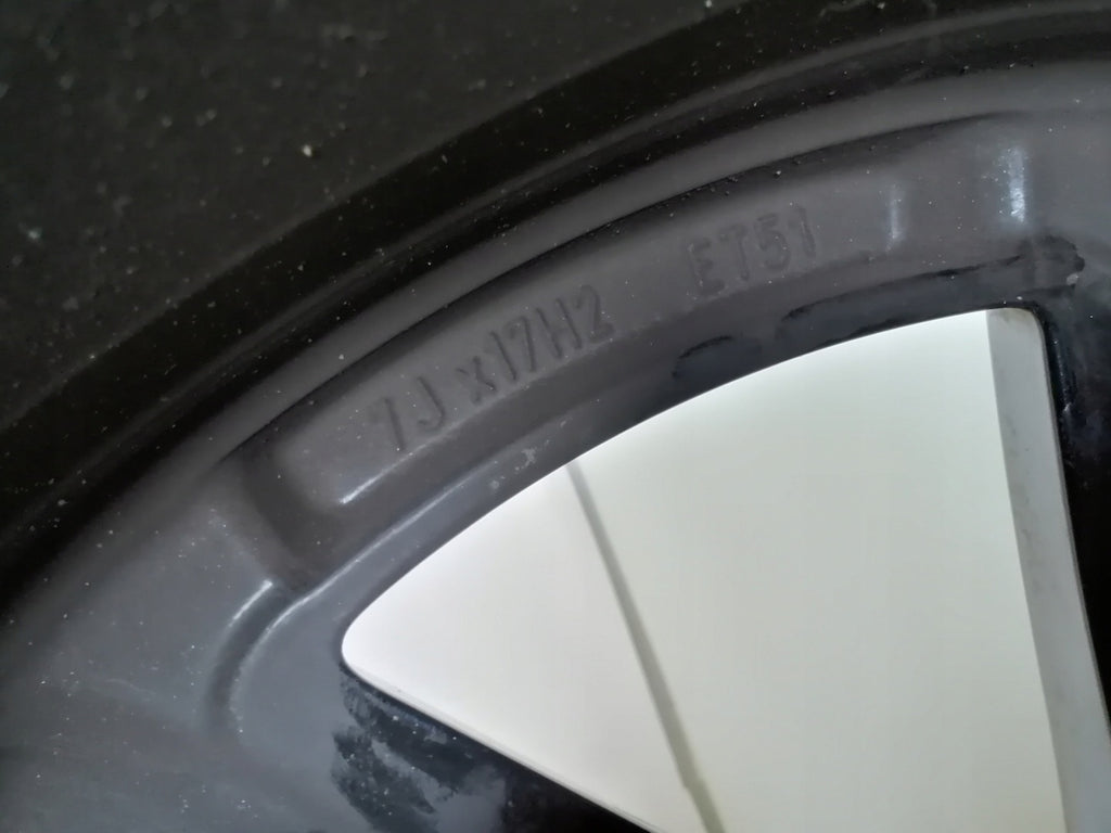 1x Alufelge 17 Zoll 7.0" 5x112 51ET Glanz Schwarz A4474017700 Mercedes-Benz Vito FEL9663738636ot