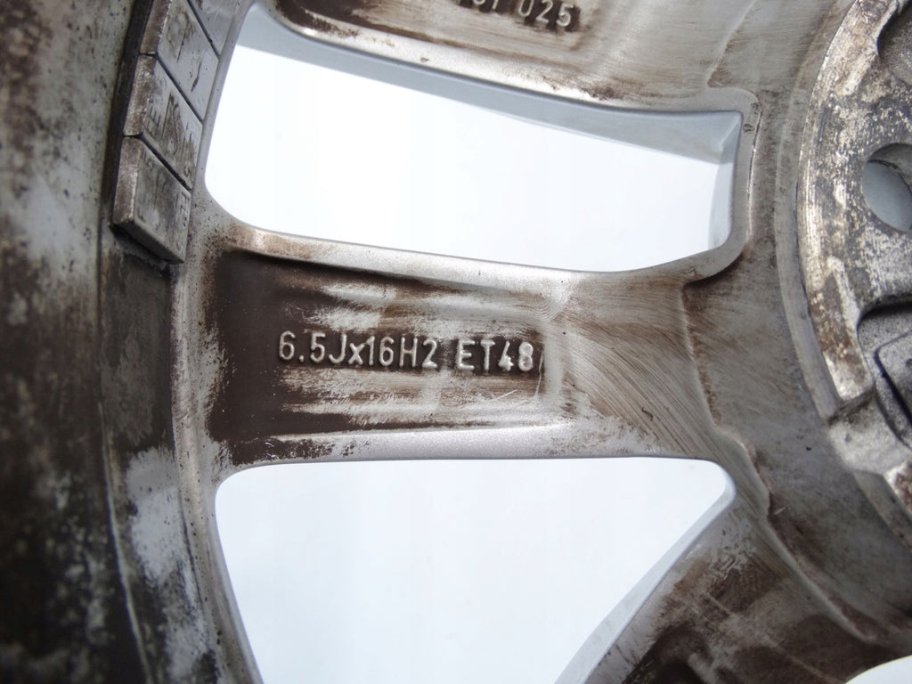 1x Alufelge 16 Zoll 6.5" 5x112 48ET Glanz Silber 5TA601025 VW Touran Rim Wheel FEL7330290962dq