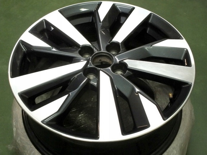 1x Alufelge 17 Zoll 6.5" 4x100 50ET Glanz Graphit 5FA3A Mg Micra I Rim Wheel FEL9459444832ut