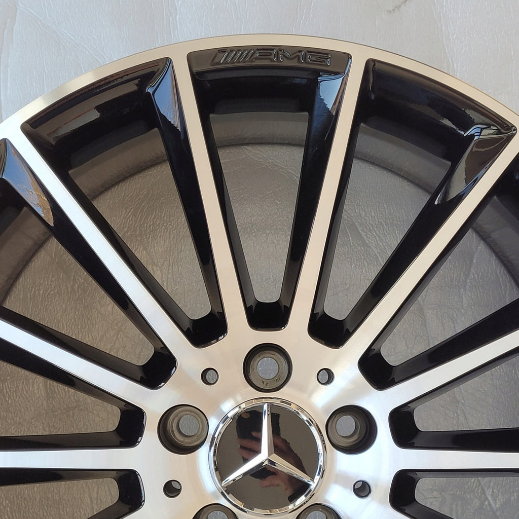 1x Alufelge 20 Zoll 8.0" 5x112 43ET Glanz Schwarz A2134012200 Mercedes-Benz W213 FEL8975807044kr