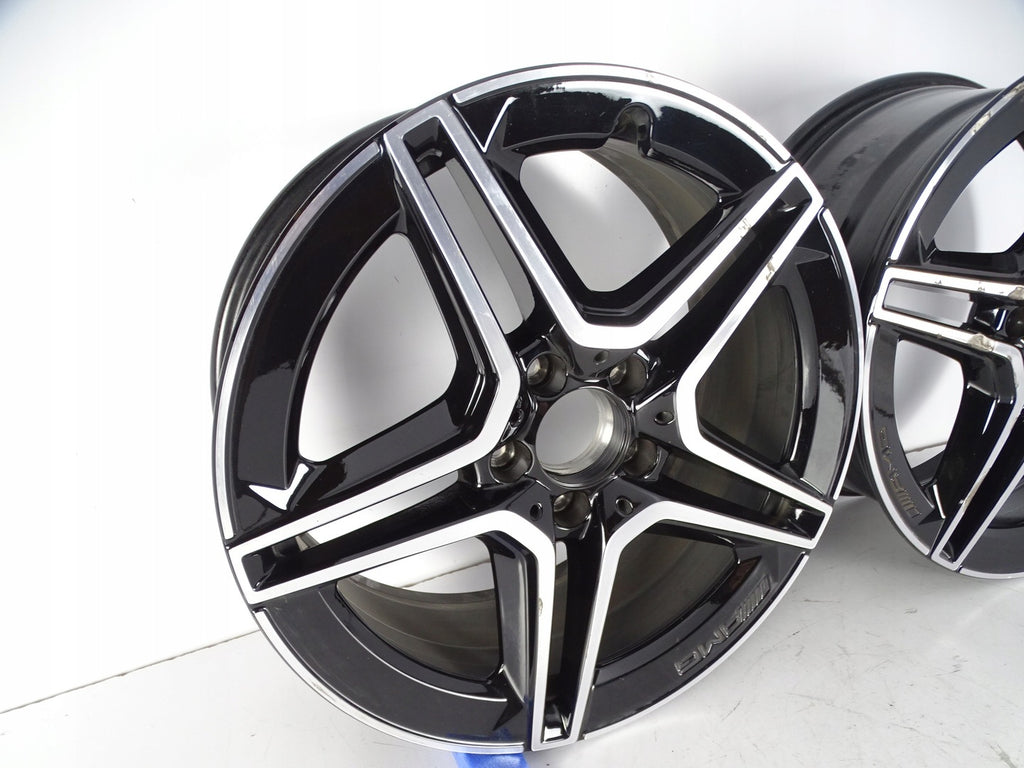 1x Alufelge 18 Zoll 7.5" 5x112 49ET Glanz Grau A1774011500 Mercedes-Benz Amg