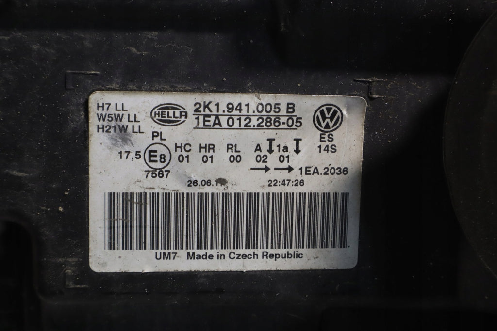 Frontscheinwerfer VW Caddy III 2K1941005B Links Scheinwerfer Headlight SCH4364961572ki