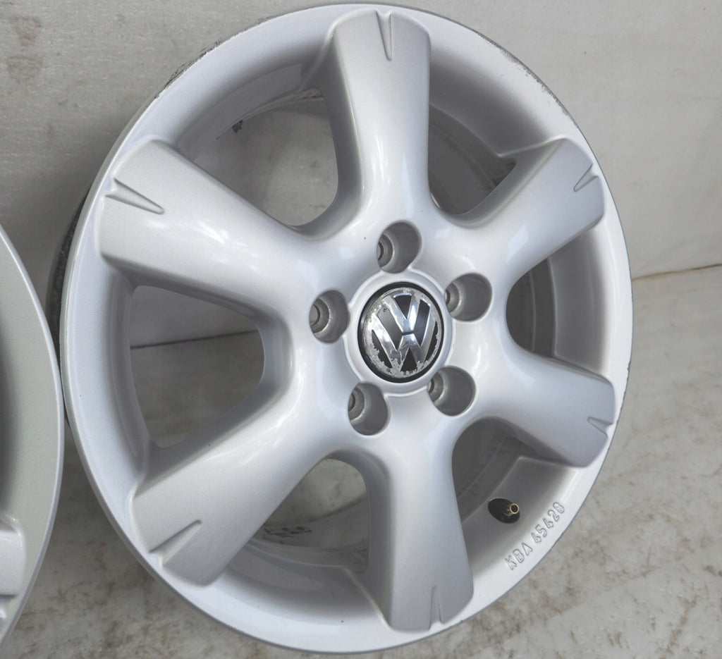 4x Alufelge 15 Zoll 6.5" 5x112 50ET 1K0601025S Audi A6 A4 Golf VIII I Rim Wheel FEL3325128970rt