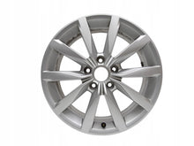 Load image into Gallery viewer, 1x Alufelge 17 Zoll 6.0&quot; 5x112 48ET Glanz Silber 5G0601025K VW Golf Vii