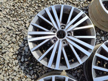 Load image into Gallery viewer, 1x Alufelge 16 Zoll 6.5&quot; 5x112 50ET Glanz Silber 5KD601025J Vw Rim Wheel