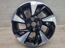 Laden Sie das Bild in den Galerie-Viewer, 1x Alufelge 16 Zoll 6.5" 4x108 32ET Glanz Schwarz 9833892580 Opel Corsa F FEL5075820980gm