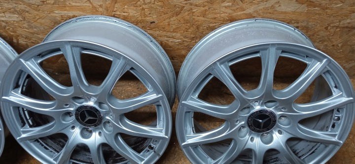 4x Alufelge 16 Zoll 6.5" 5x112 38ET A2054012400 Mercedes-Benz W205 Rim Wheel FEL7622993246fm