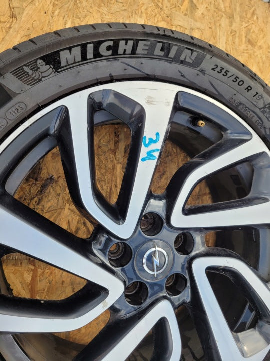 1x Alufelge 19 Zoll 7.5" 5x108 42ET YP00064680 Opel Grandland X Rim Wheel FEL6064476142sn