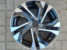 Laden Sie das Bild in den Galerie-Viewer, 1x Alufelge 17 Zoll 6.5" 4x108 32ET Glanz Schwarz 9828186080 Peugeot 2008 FEL5090563208qy