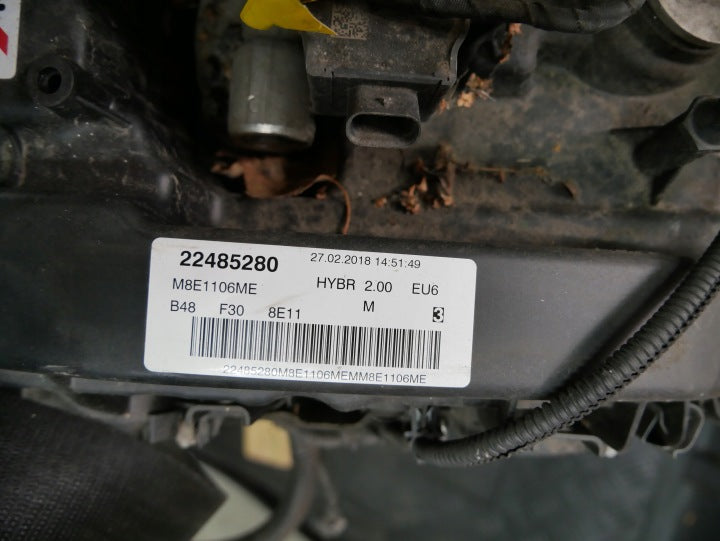 Motor BMW F30 B48B20A 2.0 137TKm Hybrid Engine Komplett MOT2507654829xd