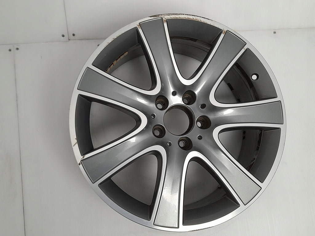 1x Alufelge 18 Zoll 8.0" 5x112 41ET Glanz Grau A2224011002 Mercedes-Benz Mg