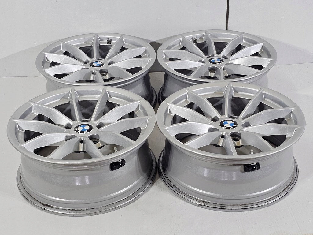 4x Alufelge 16 Zoll 6.5" 5x112 22ET Glanz Silber 6876921 BMW Rim Wheel FEL5155842191ic