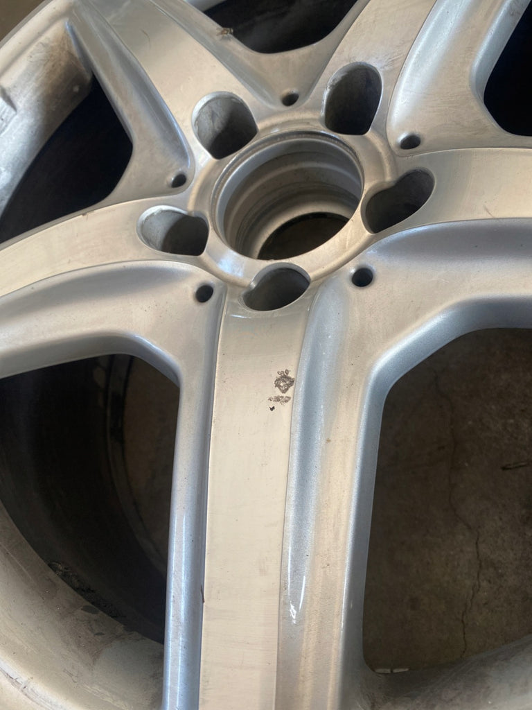 1x Alufelge 18 Zoll 9.5" 5x112 48ET Glanz Silber A2184011502 Mercedes-Benz FEL6341564659ys