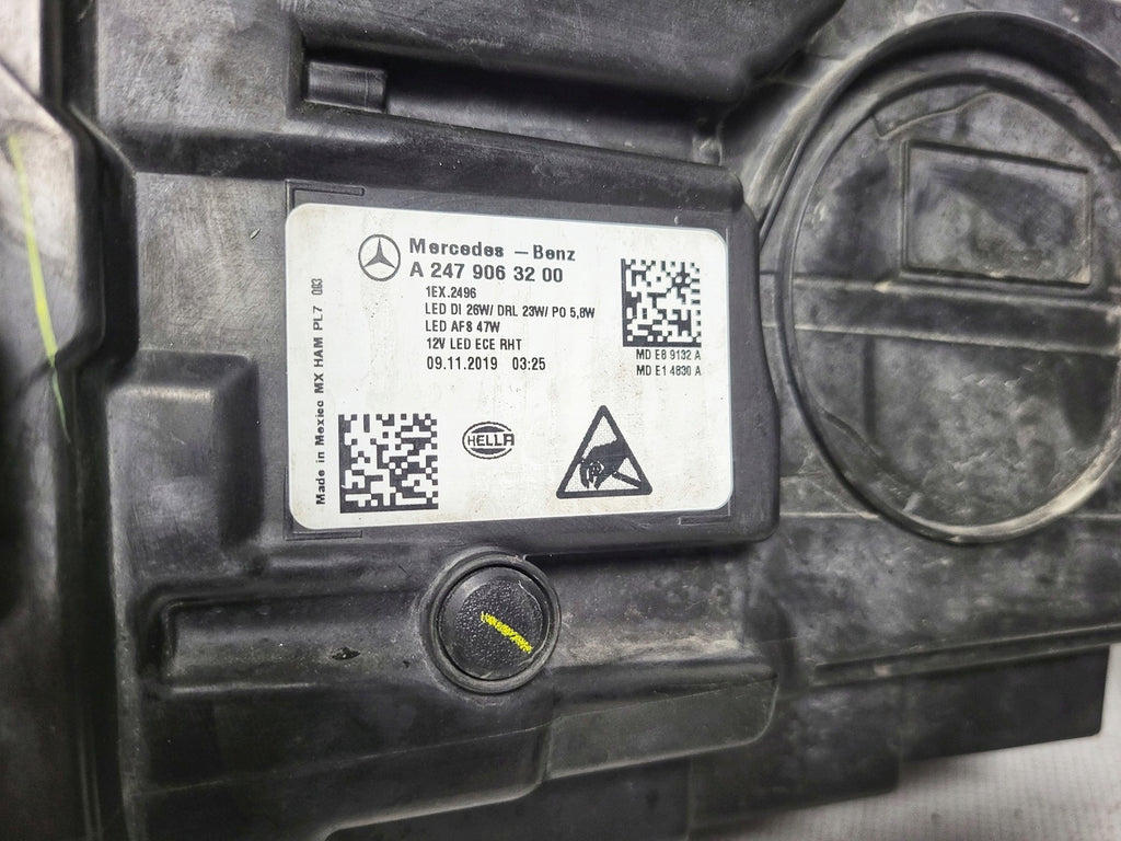Frontscheinwerfer Mercedes-Benz W247 A2479063100 A2479063200 Ein Satz Headlight SCH2629731911th