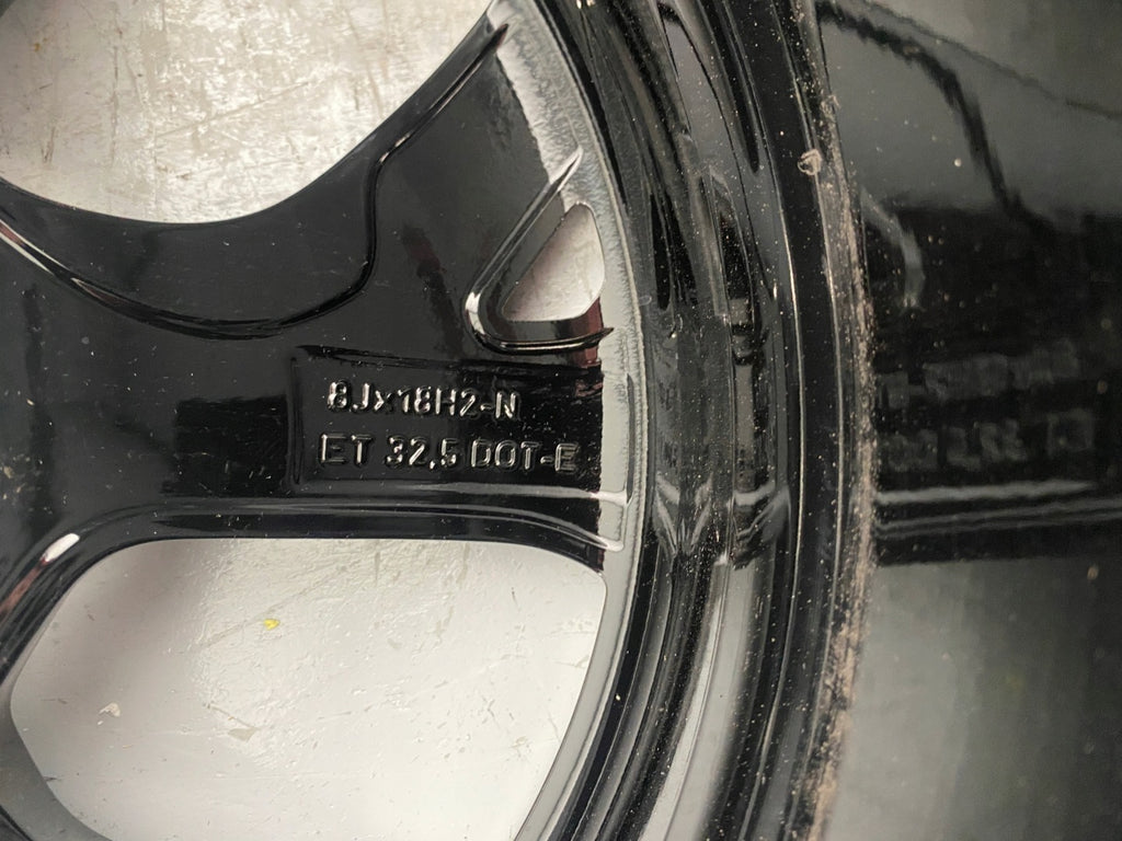 1x Alufelge 18 Zoll 8.0" 5x112 Glanz Schwarz A2544010100 Mercedes-Benz Glc FEL8744134288ig