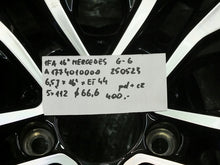 Laden Sie das Bild in den Galerie-Viewer, 1x Alufelge 16 Zoll 6.5" 5x112 44ET Glanz Schwarz A1774010000 Mercedes-Benz FEL3235469802kk