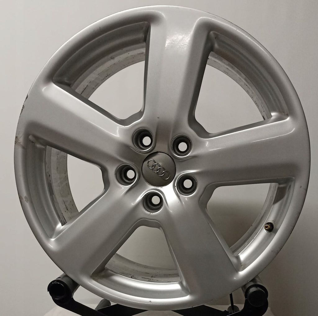 4x Alufelge 18 Zoll 8.0" 5x112 43ET Glanz Silber 8E0601025AK Audi A6 A4