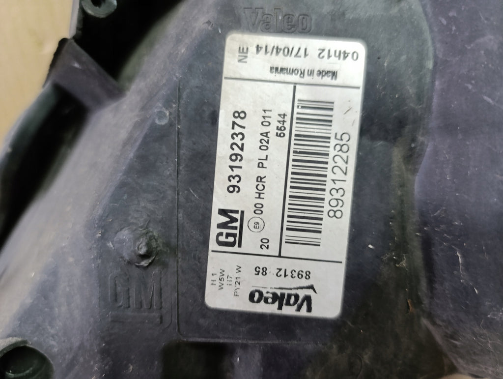 Frontscheinwerfer Opel Signum Vectra A C 93192378 Rechts Scheinwerfer Headlight SCH2662770432ll