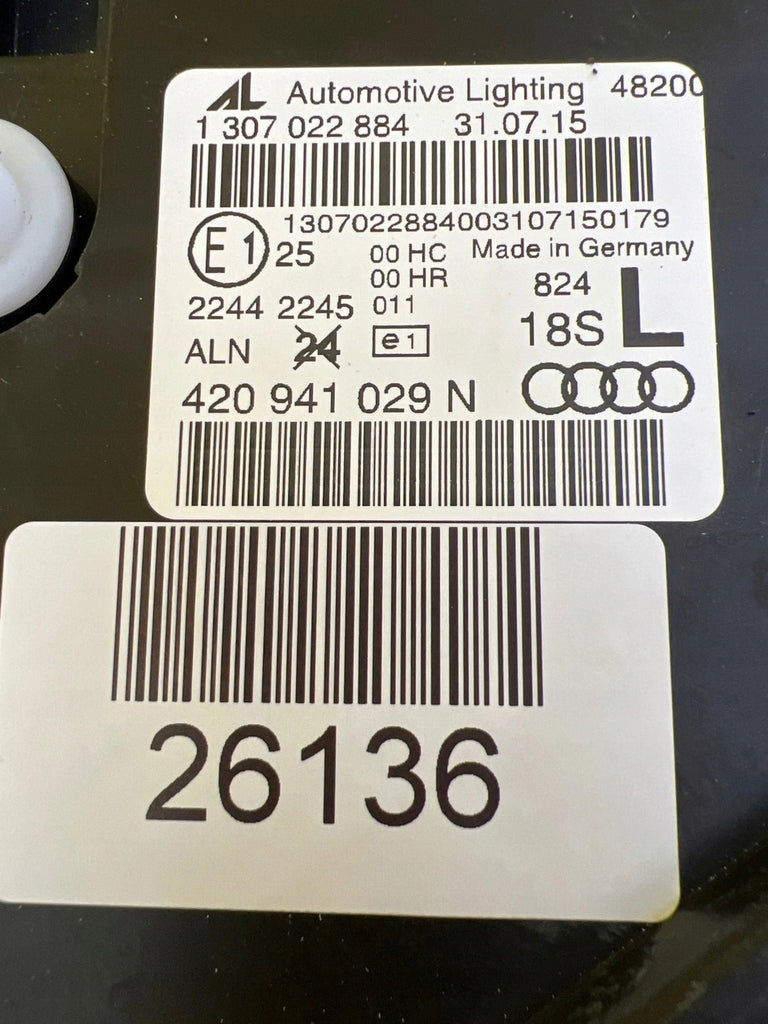 Frontscheinwerfer Audi R8 420941029N Xenon Links Scheinwerfer Headlight