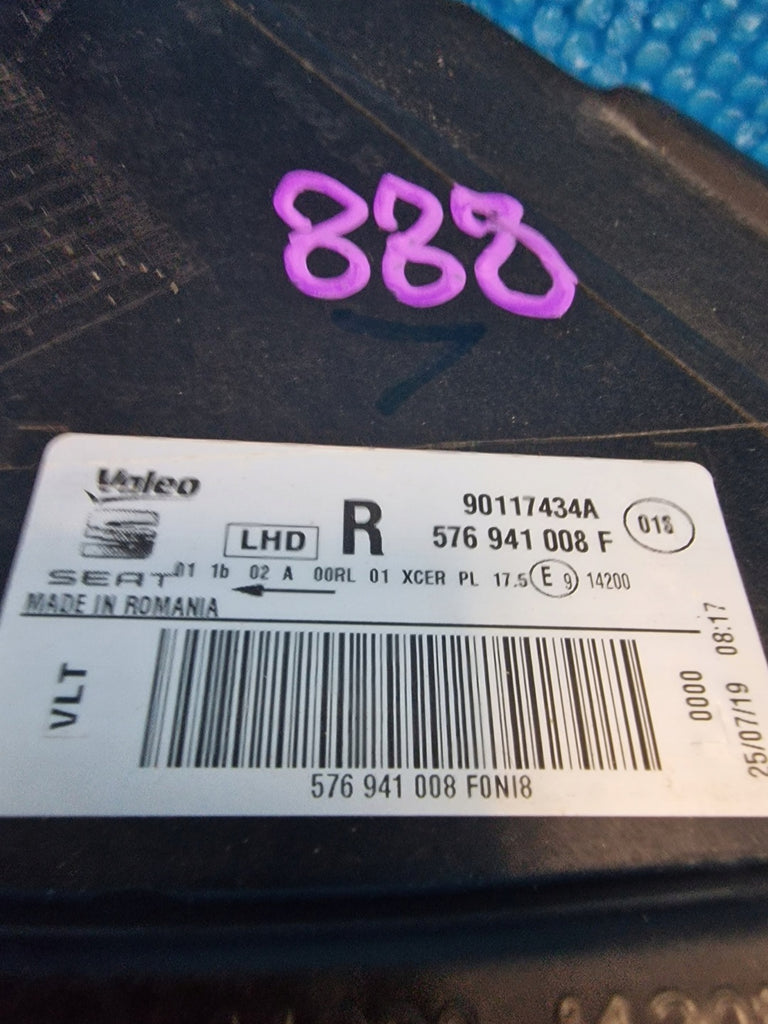 Frontscheinwerfer Seat Ateca 576941008F LED Rechts Scheinwerfer Headlight