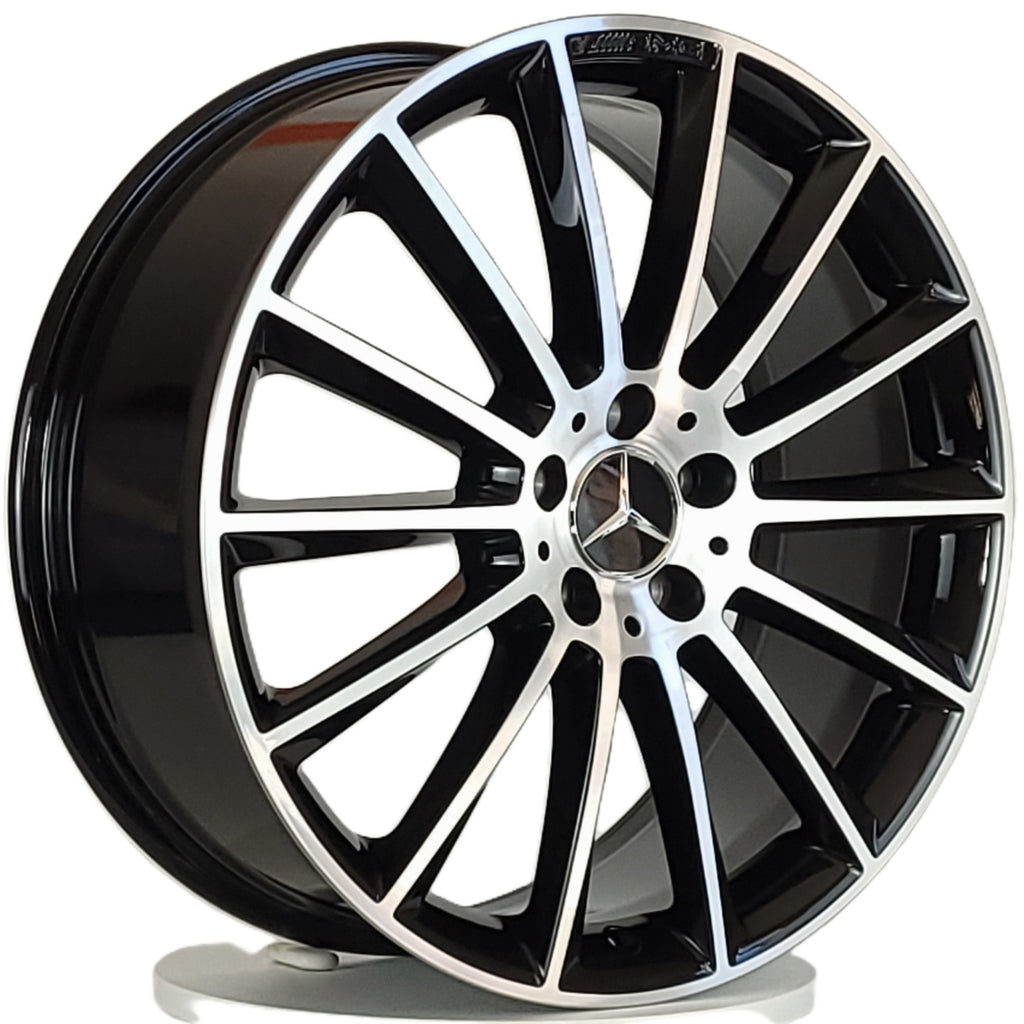 1x Alufelge 20 Zoll 8.0" 5x112 43ET Glanz Schwarz A2134012200 Mercedes-Benz W213 FEL8975807044kr