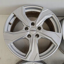 Laden Sie das Bild in den Galerie-Viewer, 4x Alufelge 17 Zoll 7.5" 5x112 46ET Glanz Silber Audi I Rim Wheel FEL6718494606ac