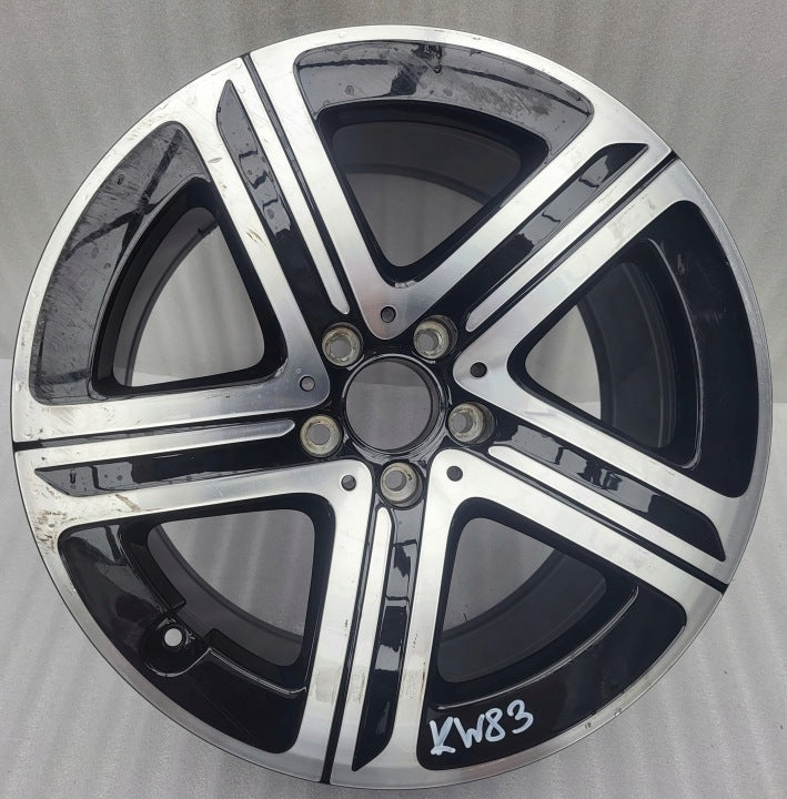 1x Alufelge 18 Zoll 9.0" 5x112 30ET Glanz Schwarz A2544015500 Mercedes-Benz Glc FEL3553511220kk