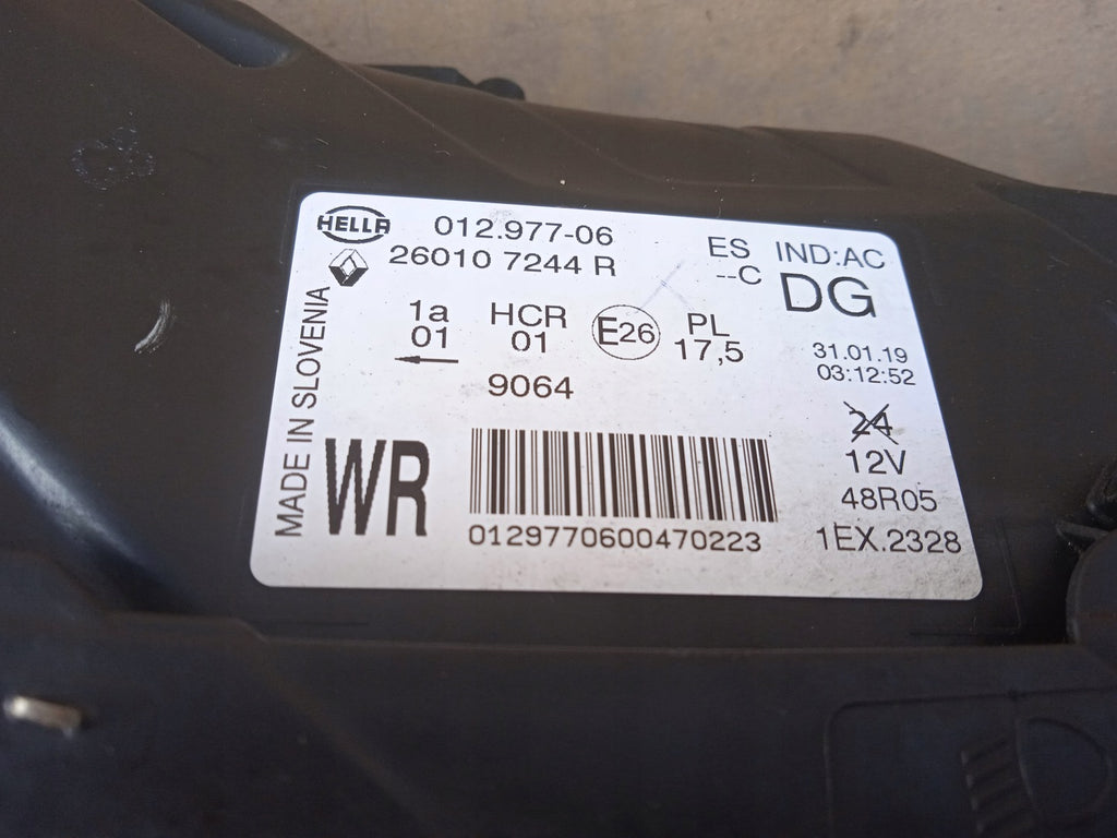 Frontscheinwerfer Renault Captur I 260107244R FULL LED Rechts oder Links