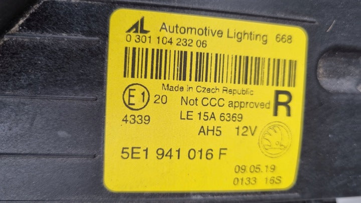 Frontscheinwerfer Skoda Octavia III 5E1941016F Full LED Rechts Headlight SCH1667491879sa