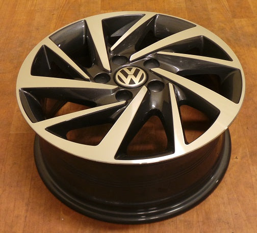 1x Alufelge 16 Zoll 6.5" 5x112 46ET Glanz Graphit 5G0601025DM Mg Golf Vii FEL3726368075qz