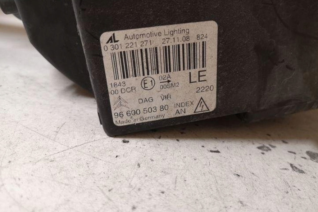 Frontscheinwerfer Citroën C6 9660050380 Links Scheinwerfer Headlight SCH9139531004ri