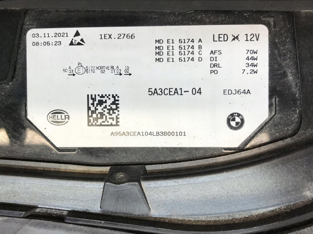 Frontscheinwerfer BMW IX I20 5A3CEA1-04 Laser Links Scheinwerfer Headlight