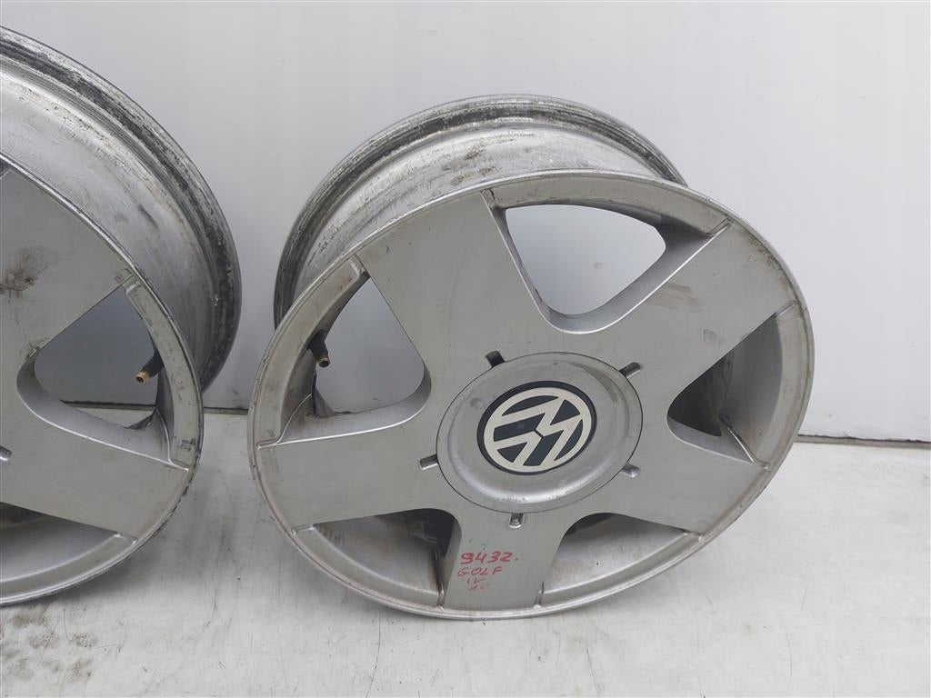 4x Alufelge 16 Zoll 6.0" 5x100 Silber VW Golf Iv Rim Wheel FEL9226833933fm