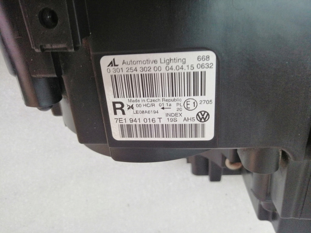 Frontscheinwerfer VW Transporter 7E1941016T-1 Rechts Scheinwerfer Headlight