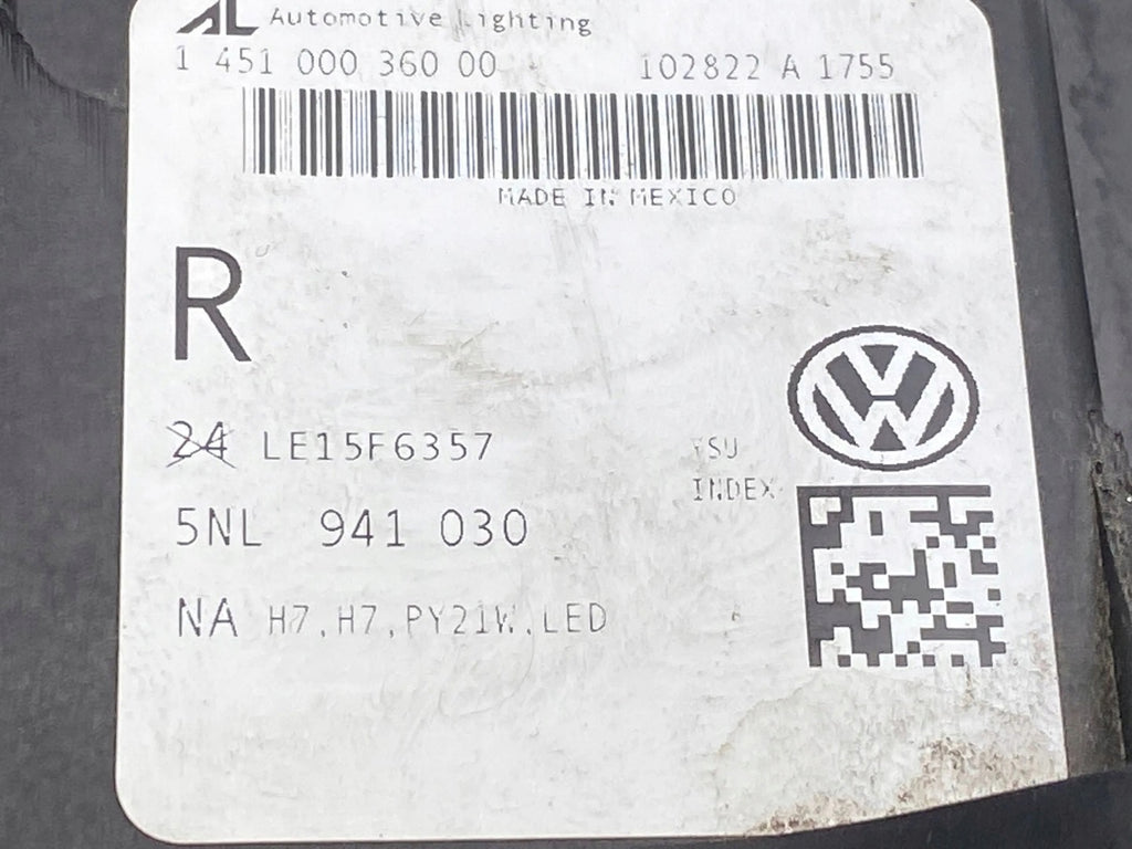 Frontscheinwerfer VW Tiguan 5NL941030 Rechts Scheinwerfer Headlight SCH6871736506jd