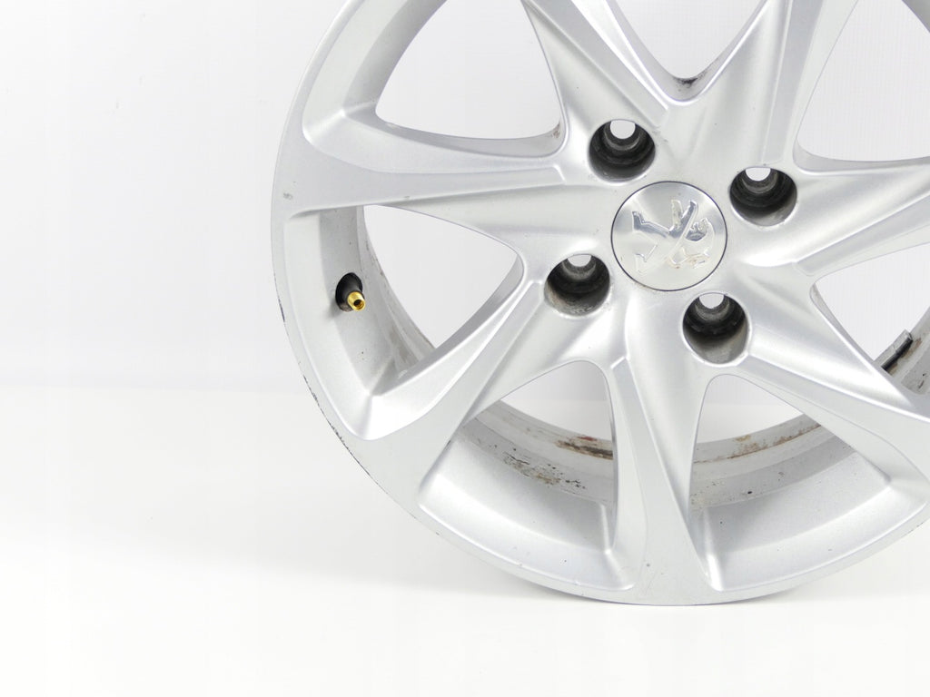 1x Alufelge 15 Zoll 6.0" 4x108 Schwarz 9673773577 Peugeot 208 Hatchback I FEL7360274873ud