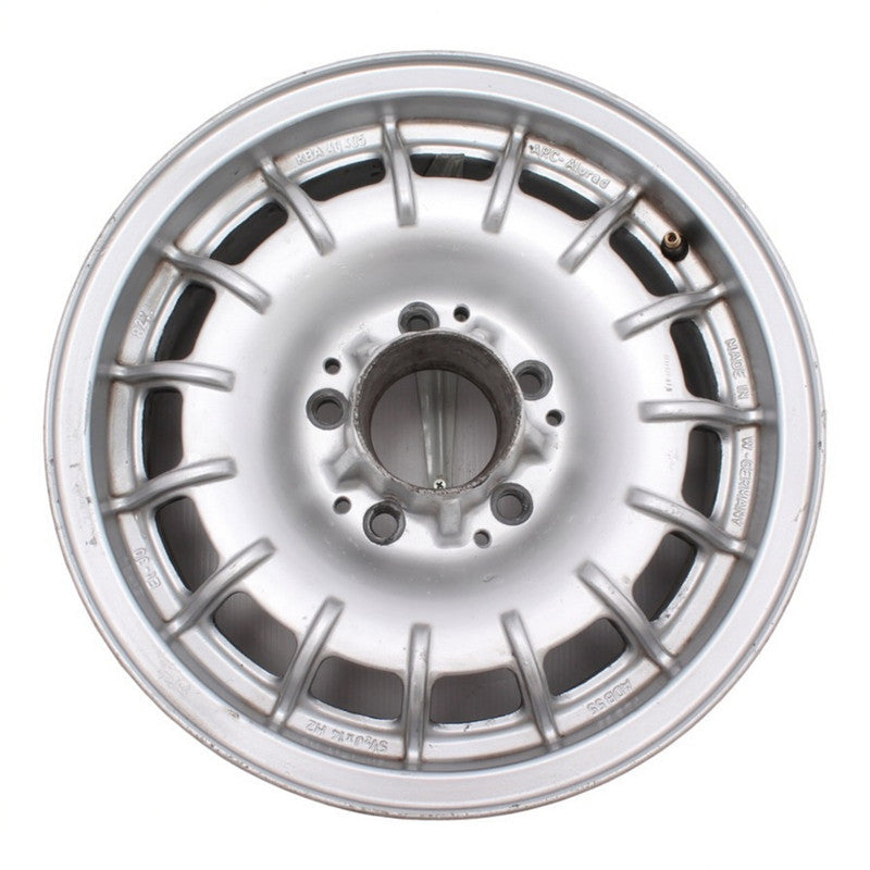 1x Alufelge 14 Zoll 5.5" 5x112 30ET Matt Silber KBA40405 Mercedes-Benz Rim Wheel