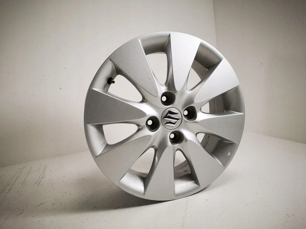 1x Alufelge 15 Zoll 5.5" 4x100 50ET Glanz Silber Suzuki Rim Wheel FEL6818890946vg