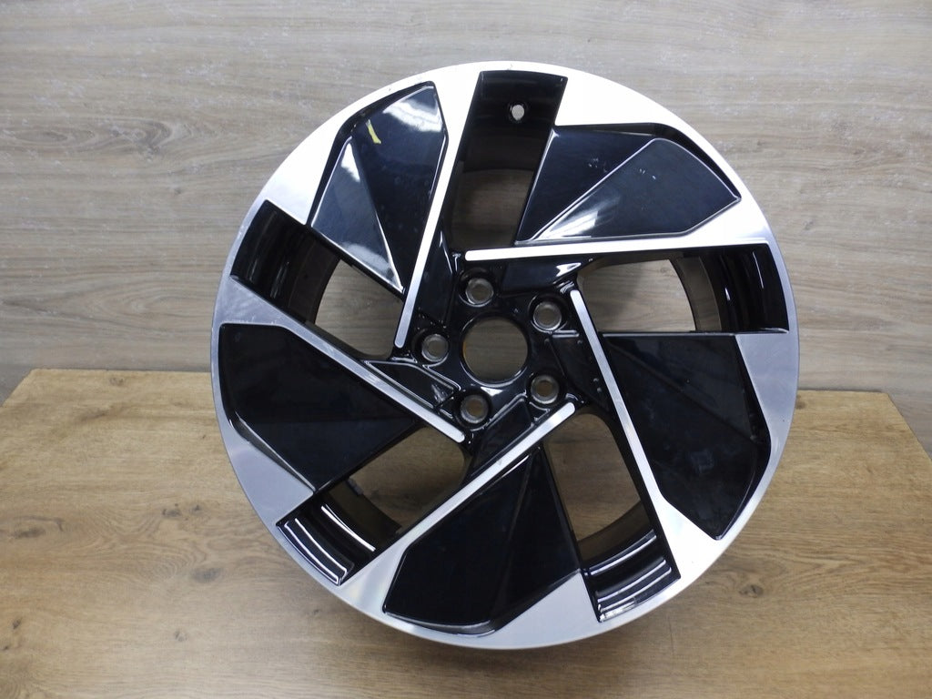 1x Alufelge 18 Zoll 7.5" 5x112 50ET Glanz Schwarz 10A601025G Vw Rim Wheel FEL3871102789xj