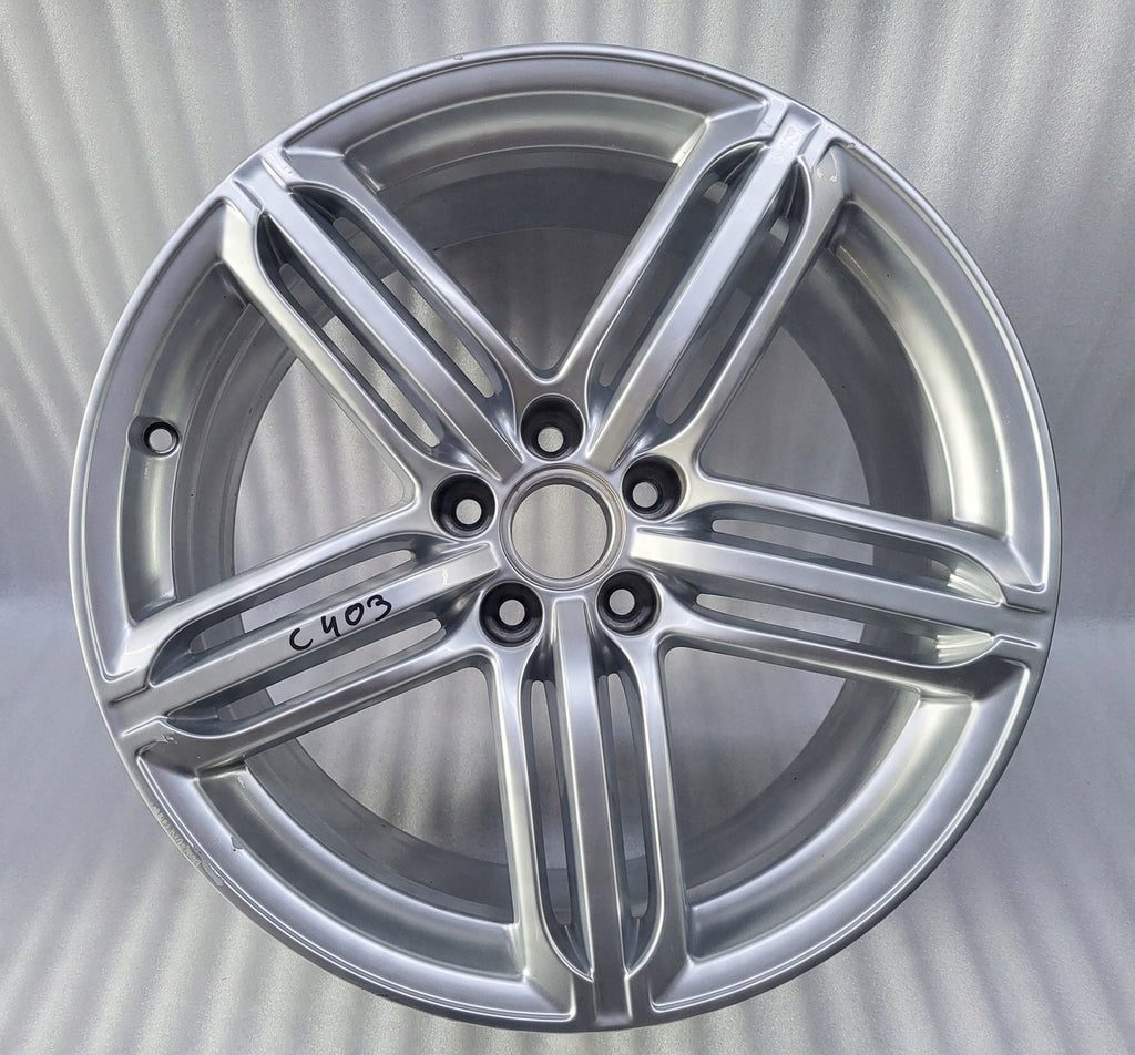 1x Alufelge 19 Zoll 8.5" 5x112 36ET Glanz Silber 8U0601025AC Ac Q3 Rim Wheel