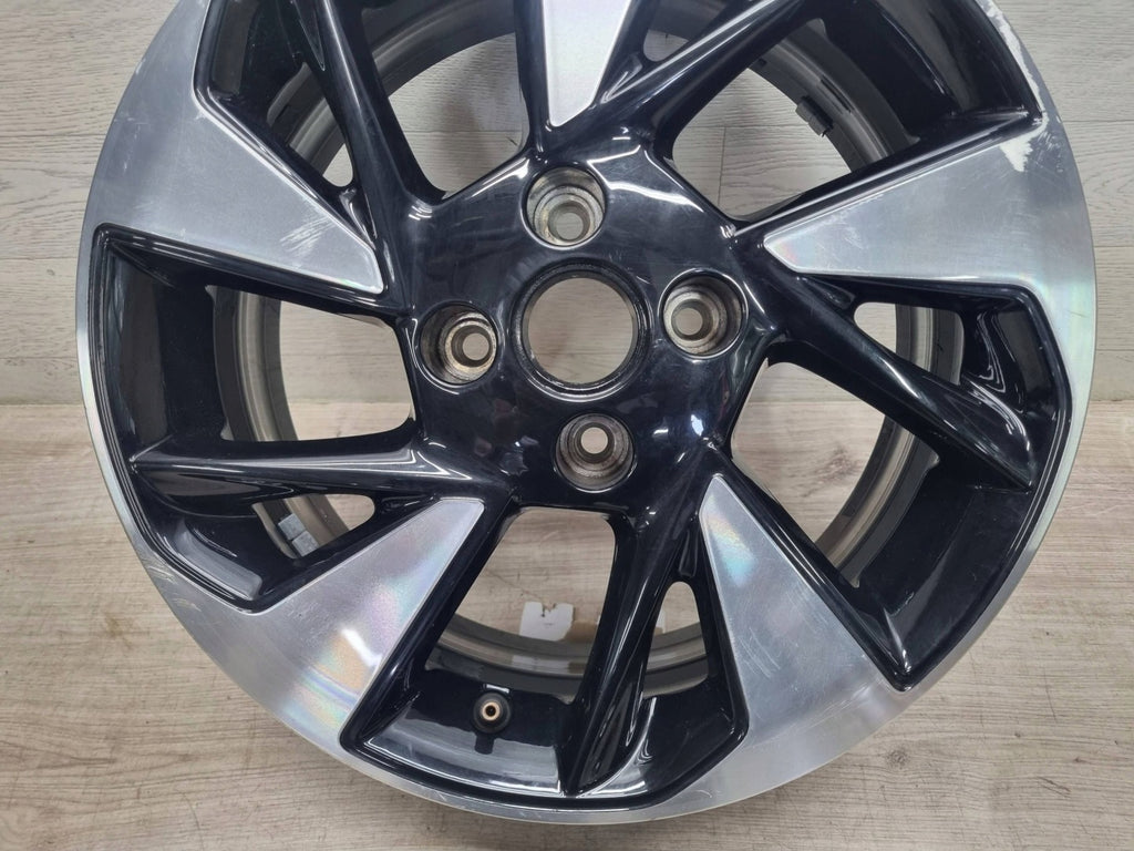 1x Alufelge 16 Zoll 6.5" 4x108 32ET Glanz Schwarz 9833892580 Opel Corsa F FEL5075820980gm